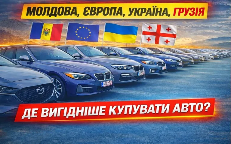 Де вигідніше купувати автомобіль: Молдова, Європа, Україна чи Грузія