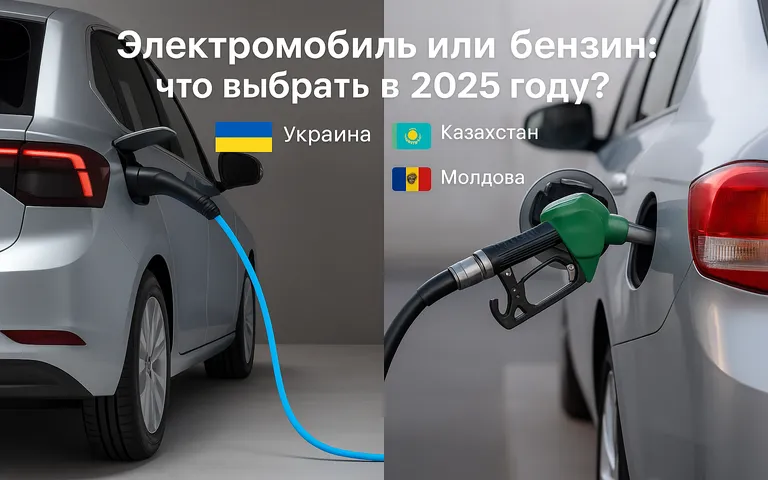 Электромобиль или бензин в 2025: что выгоднее в Украине, Казахстане и Молдове? Электромобиль или бензин в 2025: что выгоднее в Украине, Казахстане и Молдове?